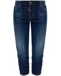 DSquared² Cool Girl Cropped Jean Jeans - Blauw