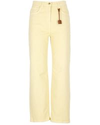 Elisabetta Franchi - Straight Fit Jeans - Lyst