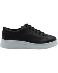 Camper - Schoenen ,Zwart ,Runner Up Leren Sneakers - Lyst