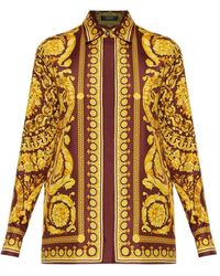 Versace - Overhemden ,Veelkleurig ,Nylon Top - Lyst