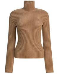Max Mara - Geribbelde Coltrui Van Wol En Kasjmier - Lyst