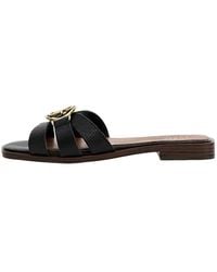 Guess - Schwarze Slide-Sandalen Für Frauen - Lyst