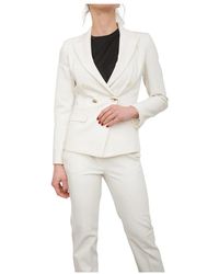 Marella - Jassen ,Wit ,Katoen Witte Jas Voor Vrouwen - Lyst