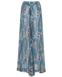 Etro - Wide Trousers - Lyst