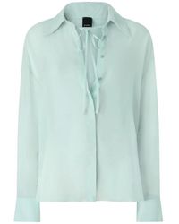 Pinko - Overhemden ,Groen Shirts - Lyst