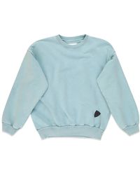 Philippe Model - Hoodies & Sweatvesten ,Blauw ,Katoen Ronde Hals - Lyst