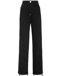 Philipp Plein - Jeans ,Zwart ,Denim Denim Palace Fit Crystal Cable - Lyst