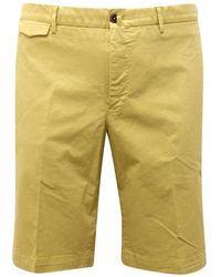 PT01 - Stretch Bermuda Shorts - Lyst