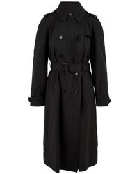Aspesi - Jassen ,Zwart ,Trenchcoat - Lyst