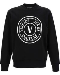 Versace - Schwarzer hoodie pullover - Lyst