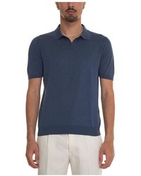 Gran Sasso - Zijden Jersey Polo Elastische Taille - Lyst
