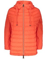 Herno - Daunenjacke mit reißverschluss und kapuze - Lyst