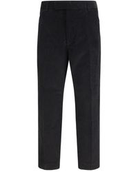 Thom Browne - Broeken ,Zwart ,Katoen Cotton Chino Broek - Lyst