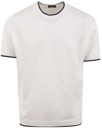 Drumohr - Weißer pullover modell d9lc100z - Lyst