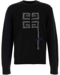 Givenchy - Suéter de lana negra - Lyst
