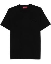 Gucci - T-Shirt Met Horsebit-Versiering - Lyst
