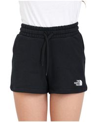 The North Face - Shorts negros con logo estilo a-line - Lyst