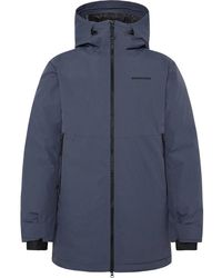 Didriksons - Jassen ,Blauw ,Leer Tempest Parka - Lyst
