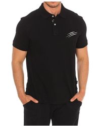 Philipp Plein - Fitness ,Zwart ,Katoen Polo Met Korte Mouwen En Claw Print - Lyst