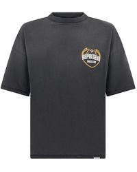 Represent - Tops ,Grijs ,Katoen Angel Border T-Shirt - Lyst