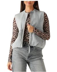 Catwalk Junkie - Denim Bodywarmer - Lyst