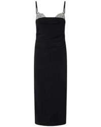Pinko - Carob Double Armoure Jurk Ss26 - Lyst
