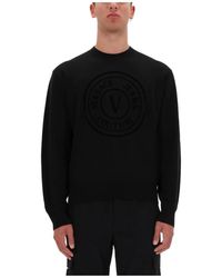 Versace Jeans Couture - Round-Neck Knitwear - Lyst