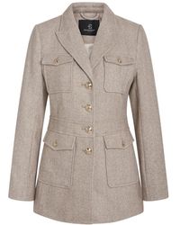 Bruuns Bazaar - Elegante scarletbbbaki jacket blazer fallen rock - Lyst