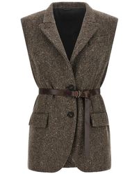 Brunello Cucinelli - Vests - Lyst