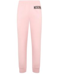 Moschino - Sportbroek Met Elastische Tailleband - Lyst
