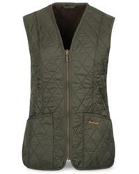 Barbour - Groene Fleece Betty Liner Jas - Lyst