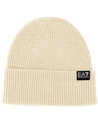 EA7 - Ribbed Cuff Hat - Lyst