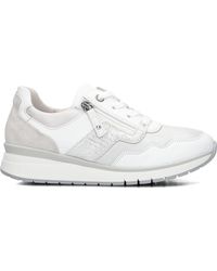 Gabor - Schoenen ,Wit ,Leer Stijlvolle Lage Sneakers Voor Vrouwen - Lyst