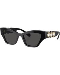 Swarovski - Schwarz/dunkelgrau sonnenbrille sk6021 - Lyst