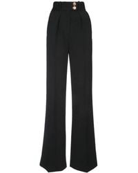 Elisabetta Franchi - Wide Trousers - Lyst