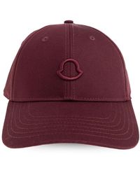 Moncler - Logo Baumwoll-Gabardine Baseball Cap - Lyst