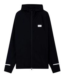 EA7 - Fitness ,Zwart ,Polyester Ventus Hooded Jacket - Lyst