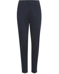 Ichi - Slim-Fit Trousers - Lyst