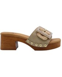 E mia - Heeled Mules - Lyst