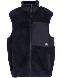 Element - Jassen ,Zwart ,Polyester Sherpa Herenvest Flint Zwart - Lyst