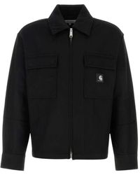 Carhartt - Jassen ,Zwart ,Wol Atoka Shirt Jacket - Lyst
