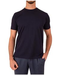 Heskimo - Tops ,Blauw ,Nylon T-Shirt Oxford 3D - Lyst