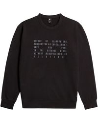 G-Star - Hoodies & Sweatvesten ,Zwart ,Grafische Sweatshirts En Hoodies - Lyst