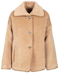 Max Mara - Faux Fur &Amp; Shearling Jassen - Lyst