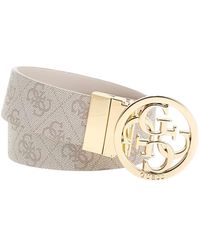Guess - Cintura in pelle elegante per donne - Lyst