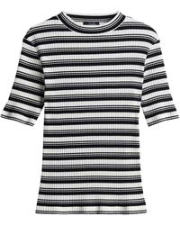 Opus - Top Met Ronde Hals - Lyst
