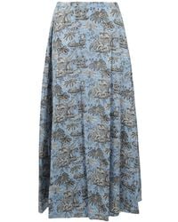 STAUD - Midi Skirts - Lyst