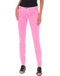 Met - Jeans ,Roze ,Denim Slim Fit Denim Jeans - Lyst