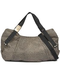 Borbonese - Jacquard Tote Bag Mit Lederdetails - Lyst