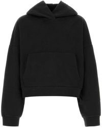 Entire studios - Zwart Katoen Oversized Sweatshirt - Lyst